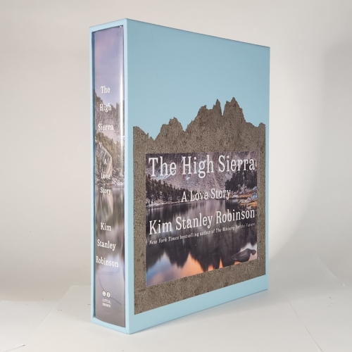 Slipcase Design for The High Sierra by Kim Stanley Robinson with cover imaging and map.